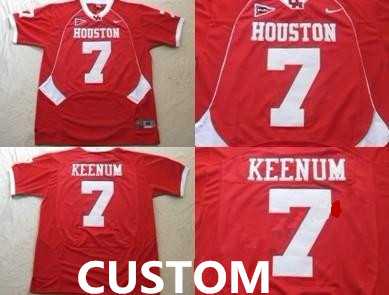Men%27s University of Houston Customized Red Jersey